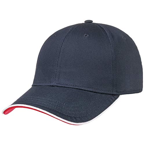 Hutshopping Zoom Piping Sandwich Basecap Cap Baseballcap Curved Brim Kappe Käppi Baseballkappe (One Size - blau) von sombreroshop