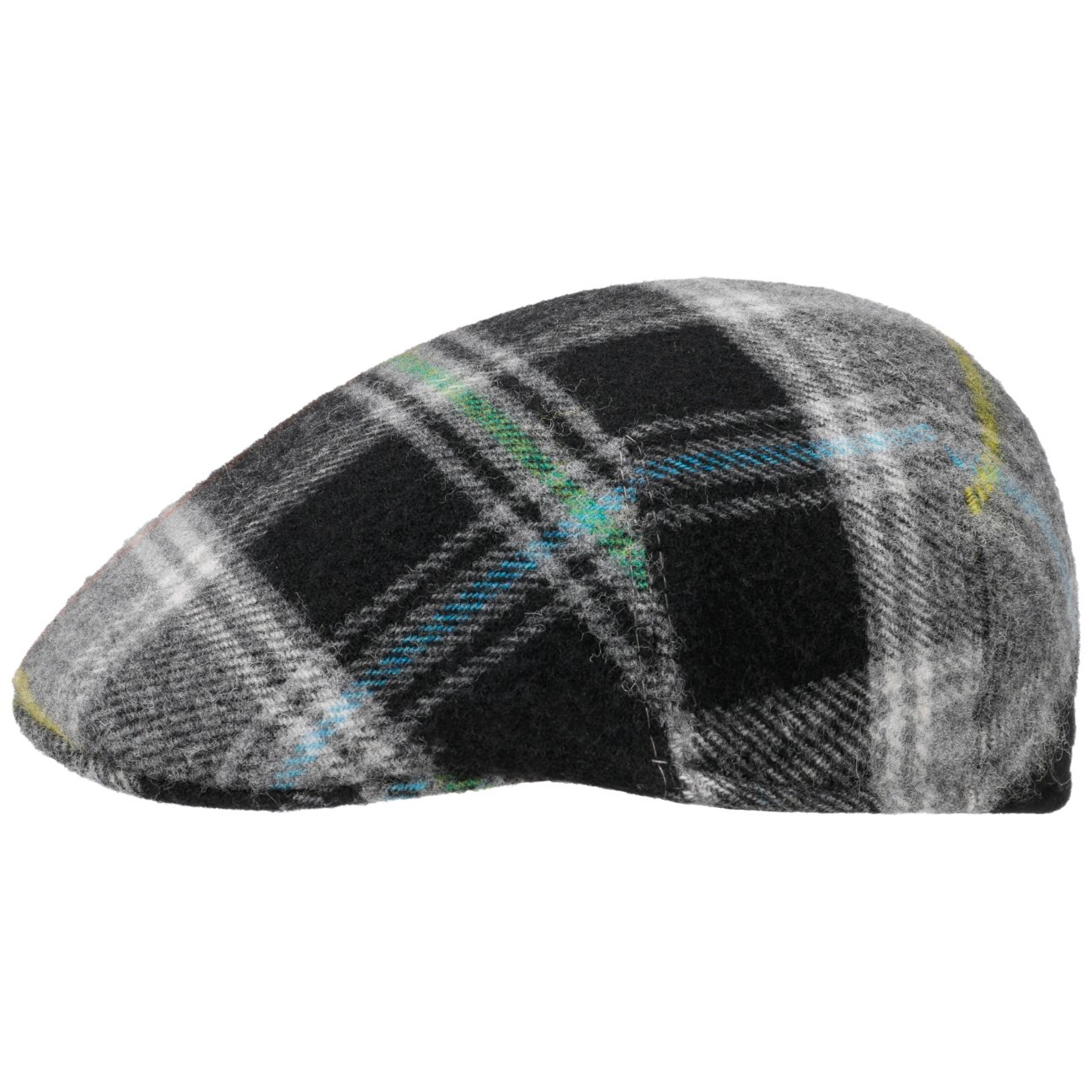 John Hanly Colour Lines Lambswool Flatcap von Hutshopping