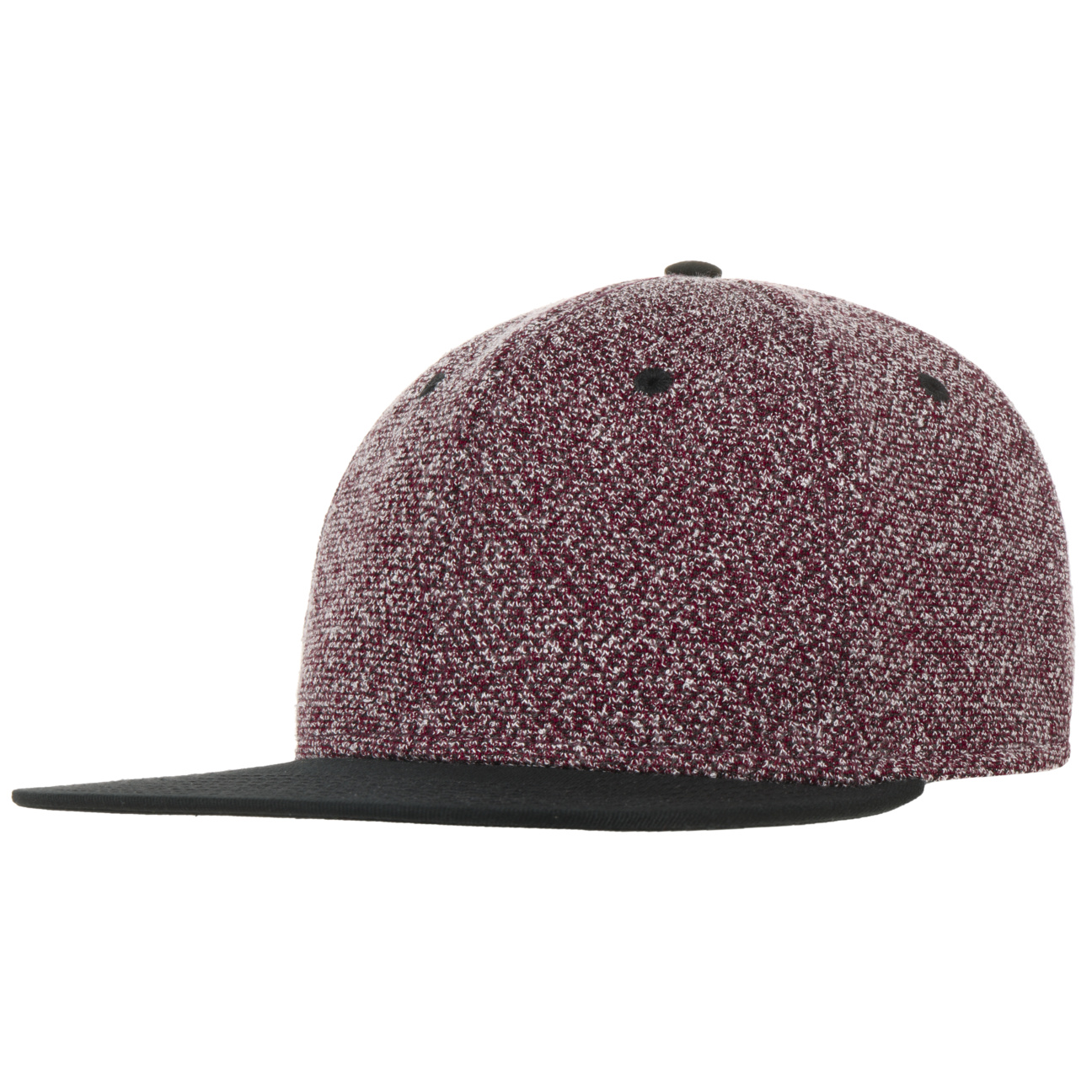 Melange Flat Brim Cap von Hutshopping