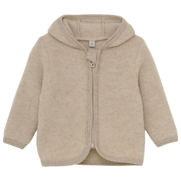 Huttelihut - Baby's Jacket Wool Fleece - Merinojacke Gr 74 beige von Huttelihut