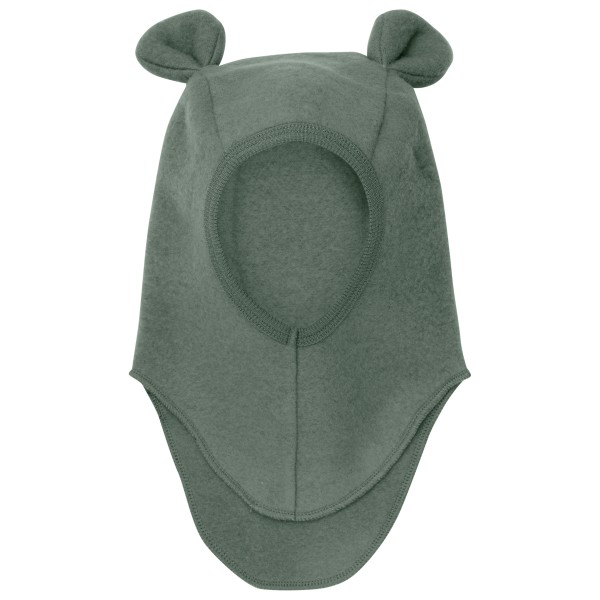 Huttelihut - Kid's Balaclava Bear Ears Wool Fleece - Mütze Gr 50 cm - 12-24 Months oliv von Huttelihut
