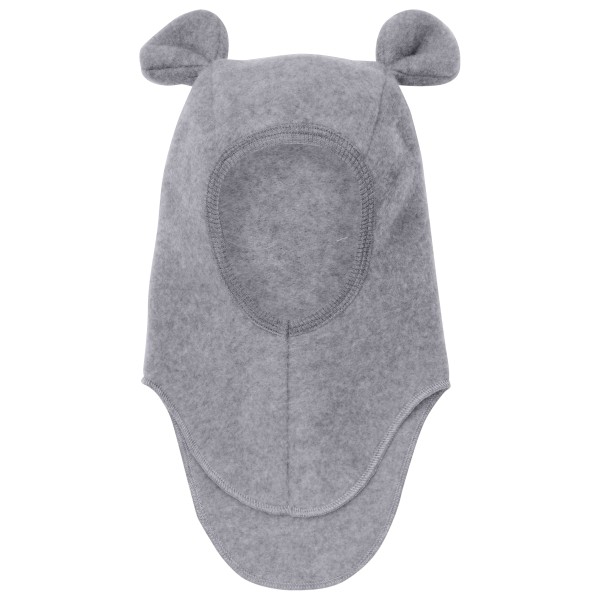 Huttelihut - Kid's Balaclava Bear Ears Wool Fleece - Mütze Gr 52 cm - 2-4 Years grau von Huttelihut