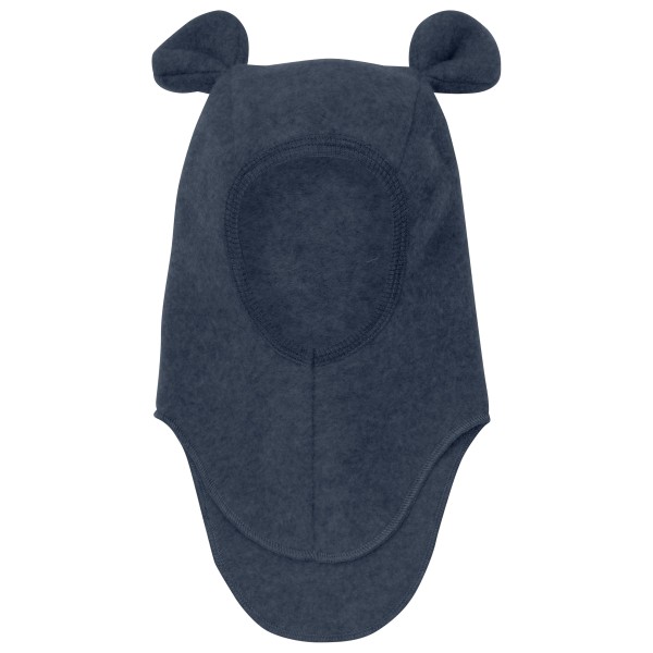 Huttelihut - Kid's Balaclava Bear Ears Wool Fleece - Mütze Gr 53 cm - 4-6 Years blau von Huttelihut