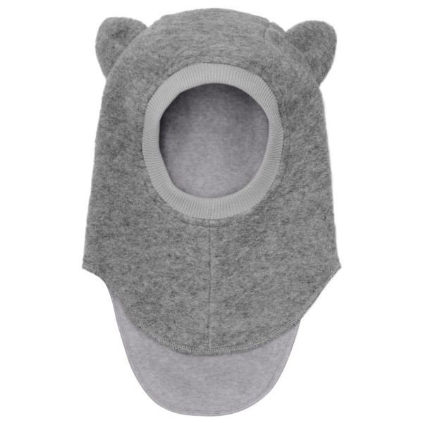 Huttelihut - Kid's Balaclava Cat Ears Wool - Sturmhaube Gr 48 cm - 0-12 Months grau von Huttelihut