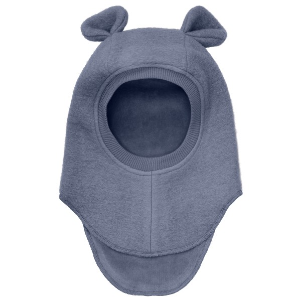 Huttelihut - Kid's Balaclava Ears Wool - Sturmhaube Gr 50 cm - 12-24 Months grau/blau von Huttelihut