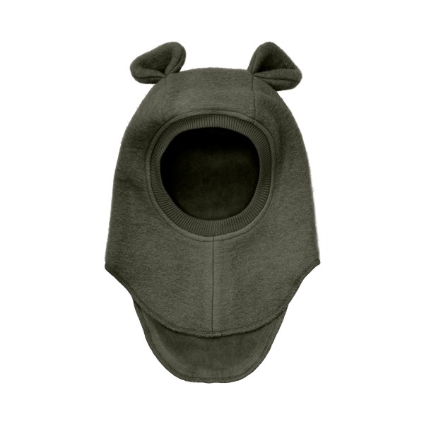 Huttelihut - Kid's Balaclava Ears Wool - Sturmhaube Gr 52 cm - 2-4 Years oliv von Huttelihut