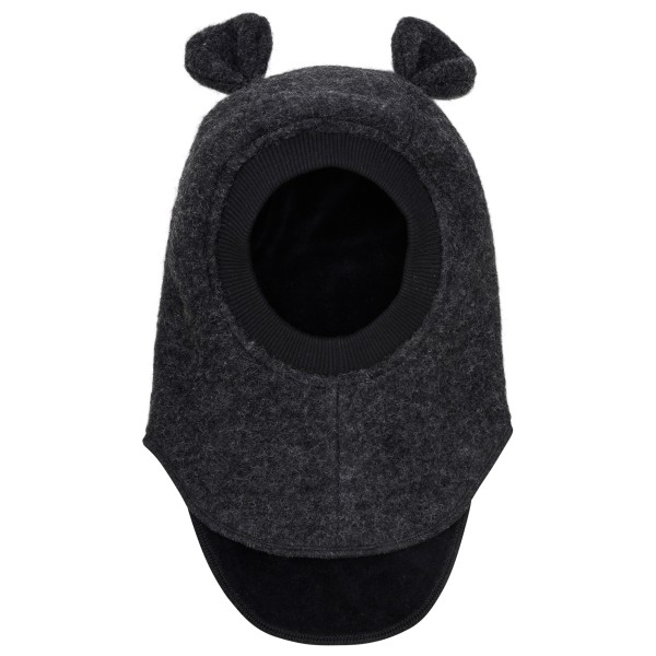 Huttelihut - Kid's Balaclava Ears Wool - Sturmhaube Gr 53 cm - 4-6 Years schwarz von Huttelihut