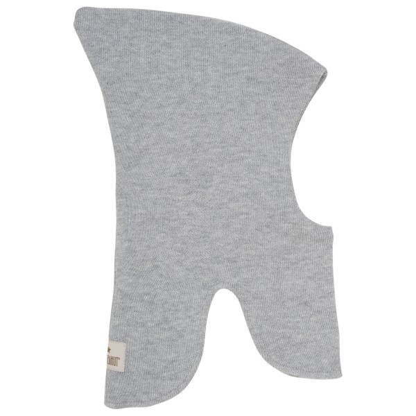 Huttelihut - Kid's Balaclava Wool Knit Windstop - Sturmhaube Gr 48 cm - 0-12 Months grau von Huttelihut