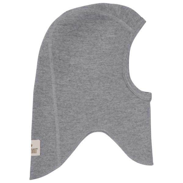 Huttelihut - Kid's Balaclava Wool Rib - Sturmhaube Gr 53 cm - 4-6 Years grau von Huttelihut