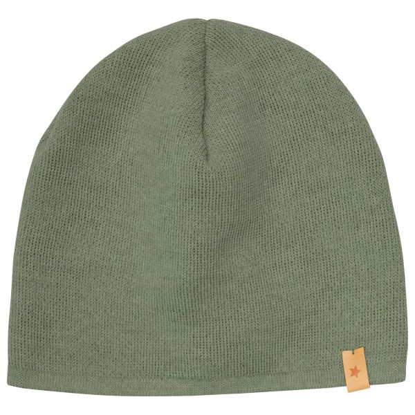 Huttelihut - Kid's Beanie Solid Wool Knit - Mütze Gr 53 cm - 4-6 Years oliv von Huttelihut