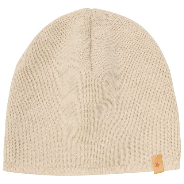 Huttelihut - Kid's Beanie Solid Wool Knit - Mütze Gr 54 cm - 6-8 Years beige von Huttelihut