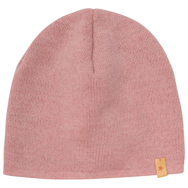 Huttelihut - Kid's Beanie Solid Wool Knit - Mütze Gr 55 cm - 8-10 Years rosa von Huttelihut