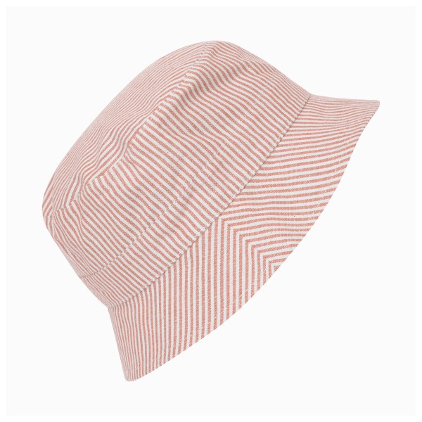 Huttelihut - Kid's Bucket Hat Woven Stripe - Hut Gr 50 cm - 12-24 Months weiß/rosa von Huttelihut