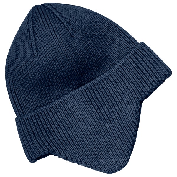 Huttelihut - Kid's Hat Wool Knit Windstop - Mütze Gr 53 cm - 4-6 Years blau von Huttelihut