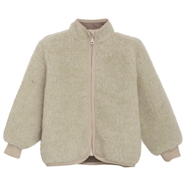Huttelihut - Kid's Jacket Wool Teddy with Lining - Merinojacke Gr 140 beige von Huttelihut