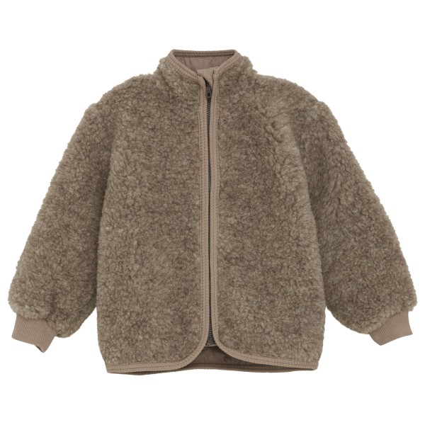 Huttelihut - Kid's Jacket Wool Teddy with Lining - Merinojacke Gr 92 braun von Huttelihut