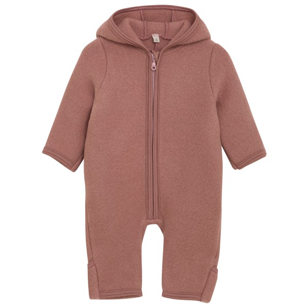 Huttelihut - Kid's Pram Suit Wool Fleece - Overall Gr 104 braun von Huttelihut