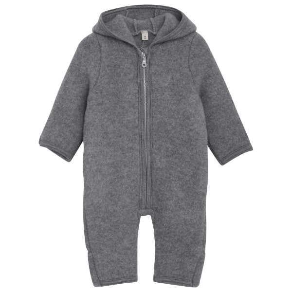 Huttelihut - Kid's Pram Suit Wool Fleece - Overall Gr 98 grau von Huttelihut
