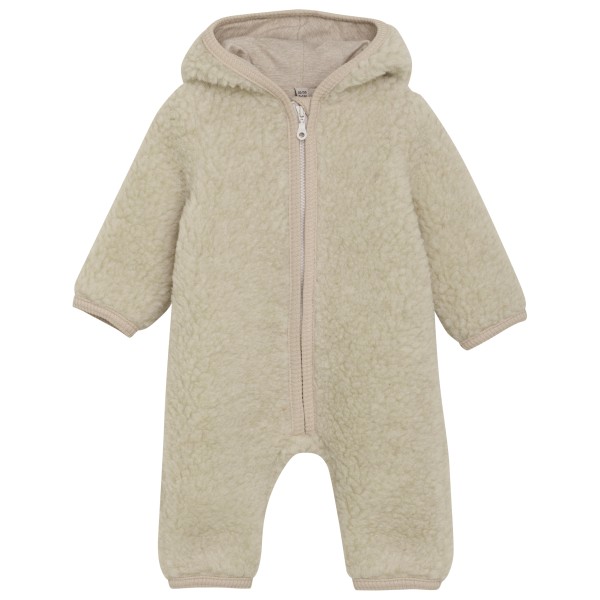Huttelihut - Kid's Pram Suit Wool Teddy with Lining - Overall Gr 92 beige von Huttelihut