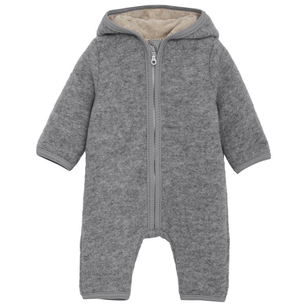 Huttelihut - Kid's Pram Suit Wool with Lining - Overall Gr 80 grau von Huttelihut