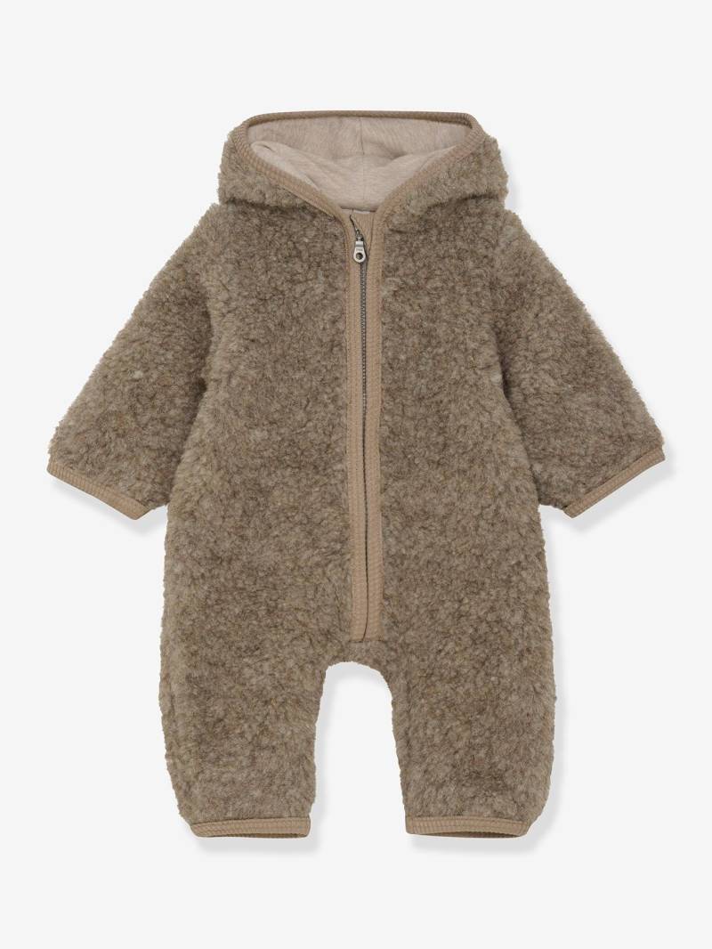 Overall aus Teddy-Wollfleece Baby HUTTELIHUT gefüttert camel von Huttelihut