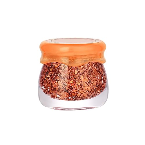 Huudngeje Eye Glitter Lidschatten Nagel Glitter Gel Langlebige Funkelnde Pailletten Festival Shinny Dekoration, 4 von Huudngeje