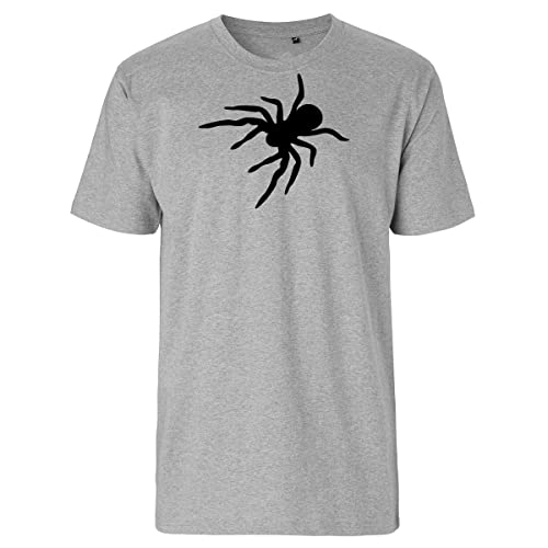 Huuraa Herren T-Shirt Spinne Silhouette Bio Baumwolle Fairtrade Oberteil Größe XXL mit Motiv für alle Tierfreunde Geschenk Idee für Freunde und Familie von Huuraa