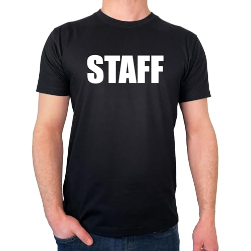 Huuraa Herrenshirt Staff Schriftzug Geschenk Größe XXL Black Bio Baumwolle Fairtrade Staff Präsent Huuraa Herrenshirt Staff Schriftzug Geschenk Größe XXL Black Bio Baumwolle Fairtrade Staff Präsent von Huuraa