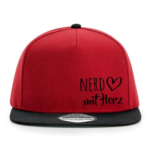 Huuraa Kappe Nerd mit Herz Geschenk Red Nerd Souvenir von Huuraa