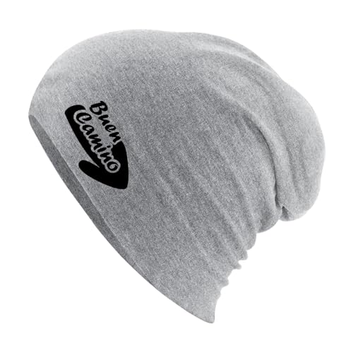 Huuraa Mütze Buen Camino Pfeil Geschenk Heather Grey Buen Camino Accessoire von Huuraa