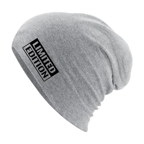 Huuraa Mütze Limited Edition Schriftzug Geschenk Heather Grey Limited Edition Accessoire von Huuraa