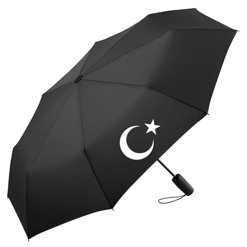Huuraa Regenschirm Türkei Halbmond und Stern Geschenk 98cm Schwarz Doppelautomatik Türkei Geschenkidee Huuraa Regenschirm Türkei Halbmond und Stern Geschenk 98cm Schwarz Doppelautomatik Türkei Geschenkidee von Huuraa