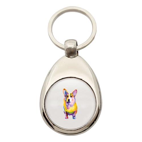 Huuraa Schlüsselanhänger Corgi Colorful Geschenk Metall Einkaufswagenchip Corgi Geschenkidee Huuraa Schlüsselanhänger Corgi Colorful Geschenk Metall Einkaufswagenchip Corgi Geschenkidee von Huuraa