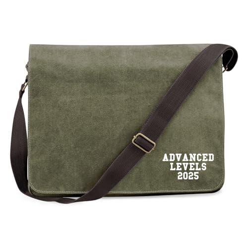 Huuraa Schultertasche Advanced Levels 2025 Abschluss Großbritannien Geschenk 14 Liter Military Green Canvas Advanced Levels 2025 Mitbringsel Huuraa Schultertasche Advanced Levels 2025 Abschluss Großbritannien Geschenk 14 Liter Military Green Canvas Advanced Levels 2025 Mitbringsel von Huuraa