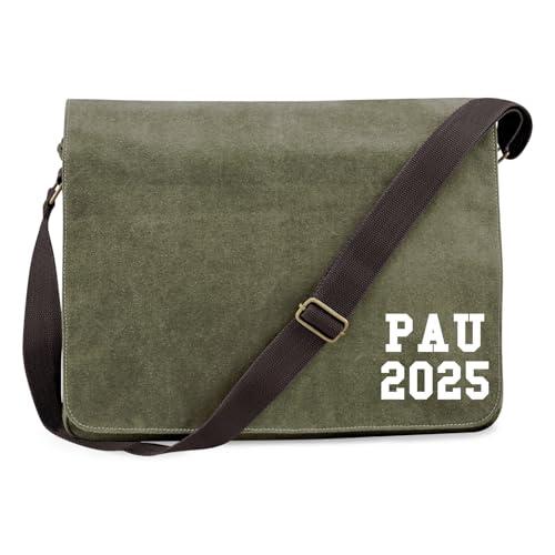 Huuraa Schultertasche PAU 2025 Abschluss Spanien Geschenk 14 Liter Military Green Canvas PAU 2025 Mitbringsel Huuraa Schultertasche PAU 2025 Abschluss Spanien Geschenk 14 Liter Military Green Canvas PAU 2025 Mitbringsel von Huuraa