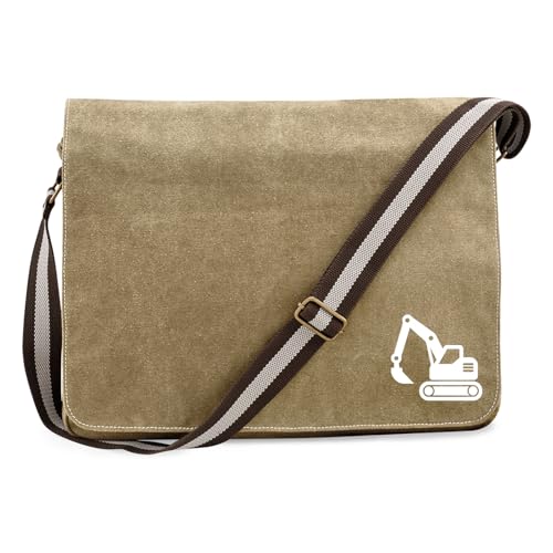 Huuraa Umhängetasche Bagger Baumaschine Geschenk 14 Liter Sahara Canvas Bagger Geschenkidee Huuraa Umhängetasche Bagger Baumaschine Geschenk 14 Liter Sahara Canvas Bagger Geschenkidee von Huuraa