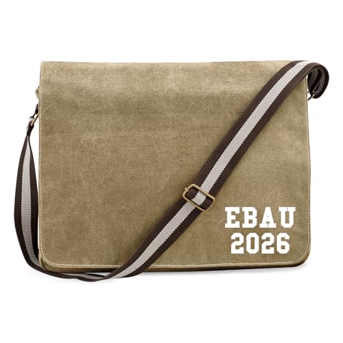 Huuraa Umhängetasche EBAU 2026 Abschluss Spanien Geschenk 14 Liter Sahara Canvas EBAU 2026 Geschenkidee von Huuraa