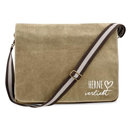 Huuraa Umhängetasche Herne verliebt Geschenk 14 Liter Sahara Canvas Herne Geschenkidee Huuraa Umhängetasche Herne verliebt Geschenk 14 Liter Sahara Canvas Herne Geschenkidee von Huuraa