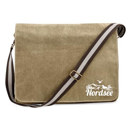Huuraa Umhängetasche Nordsee Strandmotiv Geschenk 14 Liter Sahara Canvas Nordsee Geschenkidee Huuraa Umhängetasche Nordsee Strandmotiv Geschenk 14 Liter Sahara Canvas Nordsee Geschenkidee von Huuraa