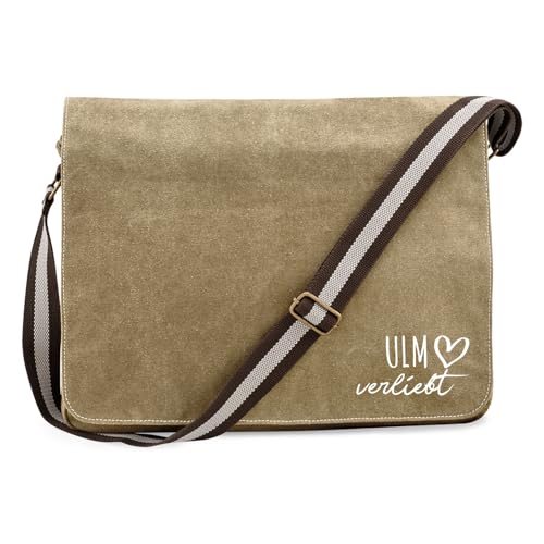 Huuraa Umhängetasche Ulm verliebt Geschenk 14 Liter Sahara Canvas Ulm Geschenkidee Huuraa Umhängetasche Ulm verliebt Geschenk 14 Liter Sahara Canvas Ulm Geschenkidee von Huuraa