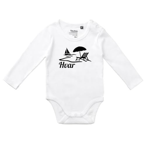 Huuraa Unisex Babybody Hvar Kroatien Geschenk Größe 74 White Bio Baumwolle Fairtrade Hvar Aufmerksamkeit Huuraa Unisex Babybody Hvar Kroatien Geschenk Größe 74 White Bio Baumwolle Fairtrade Hvar Aufmerksamkeit von Huuraa