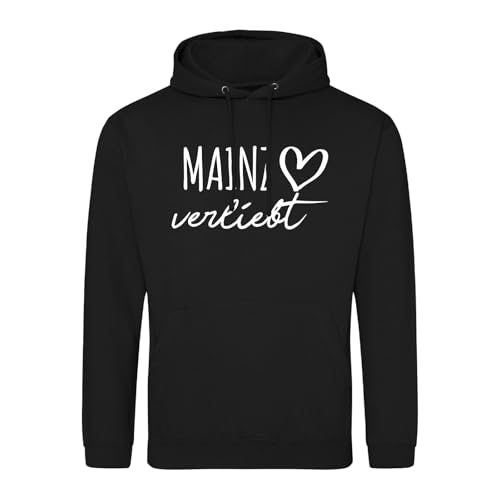 Huuraa Pulli Mainz verliebt Geschenk Größe M Deep Black Vegan Mainz Präsent von Huuraa