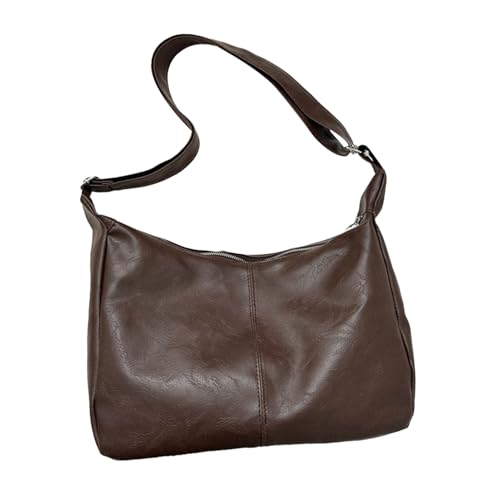 Damen Slouchy Umhängetaschen für Arbeit Große Kapazität Hobo Handtaschen Stilvolle Umhängetaschen für Reisen Vielseitig Slouchy, Kaffee, Refer to description von Huvqianu