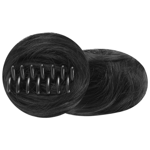 Haarklammer Haarknoten, Klauen-Haarknoten-Extensions, Haarknoten, Haargummis für Frauen, stilvolle dicke Haarverlängerung, Dutt Haarklammer Haarknoten, Klauen-Haarknoten-Extensions, Haarknoten, Haargummis für Frauen, stilvolle dicke Haarverlängerung, Dutt von Huvqianu