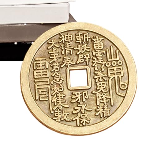 Huvqianu Chinesische Münze | Sammlerstück Tai Sui Anhänger | Dekoratives Sammlerstück Andenken Für Frauen Und Männer Tragbare Heimdekoration Souvenir Huvqianu Chinesische Münze | Sammlerstück Tai Sui Anhänger | Dekoratives Sammlerstück Andenken Für Frauen Und Männer Tragbare Heimdekoration Souvenir von Huvqianu