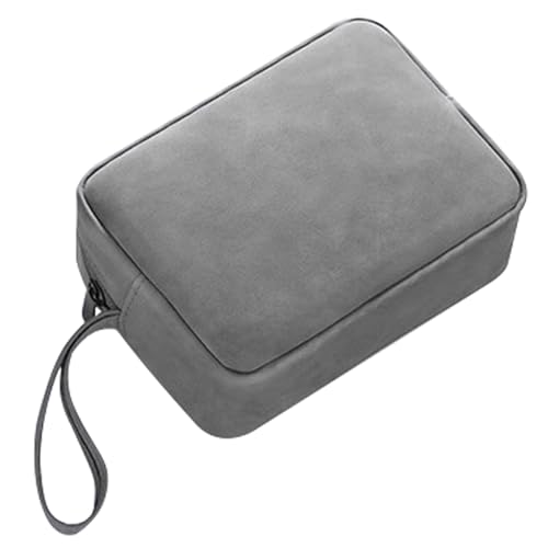 Huvqianu Elektronik-Reise-Organizer, tragbare Kabeltaschen, 17,5 cm, wasserabweisendes Gewebe, Multi-Fächer-Design, Zubehör-Aufbewahrungstasche für Kabel, Ladegeräte, Kopfhörer, digitale Ausrüstung von Huvqianu