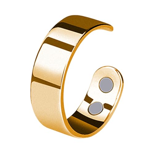 Huvqianu Magnetringe Für Damen Und Herren,Eleganter Ring - Komfortabler Verstellbarer Schmuck Für Hochzeiten Feste Und Besondere Anlässe Für Damen Und Herren Huvqianu Magnetringe Für Damen Und Herren,Eleganter Ring - Komfortabler Verstellbarer Schmuck Für Hochzeiten Feste Und Besondere Anlässe Für Damen Und Herren von Huvqianu