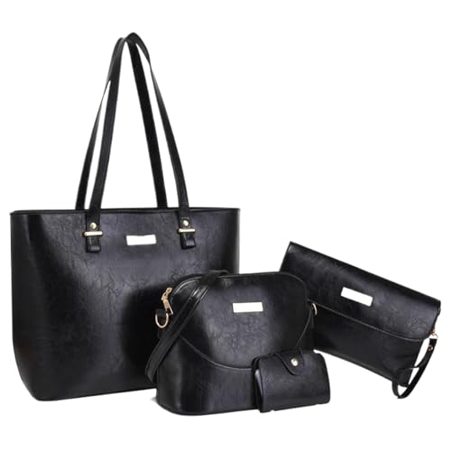 Huvqianu Tragetasche für Damen, große Kapazität, Arbeitstasche für Damen, wasserabweisend, Mode-Accessoires für Meetings und Einkäufe Huvqianu Tragetasche für Damen, große Kapazität, Arbeitstasche für Damen, wasserabweisend, Mode-Accessoires für Meetings und Einkäufe von Huvqianu