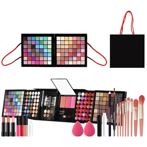 Make-up-Kits, Anfänger-Make-up-Kit, vollständiger Start Kosmetik-Set für Frauen, komplettes Make-up-Set, Make-up-Kit, professionelles Make-up-Kit, komplettes Make-up-Set mit Werkzeugen für Frauen und Make-up-Kits, Anfänger-Make-up-Kit, vollständiger Start Kosmetik-Set für Frauen, komplettes Make-up-Set, Make-up-Kit, professionelles Make-up-Kit, komplettes Make-up-Set mit Werkzeugen für Frauen und von Huvqianu
