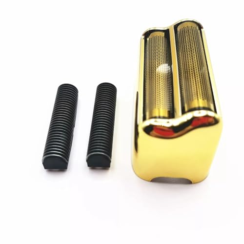 Huwyet Rasierer-Ersatzfolie und -schneider, kompatibel mit Barberology Double FXFS2G (Gold) von Huwyet